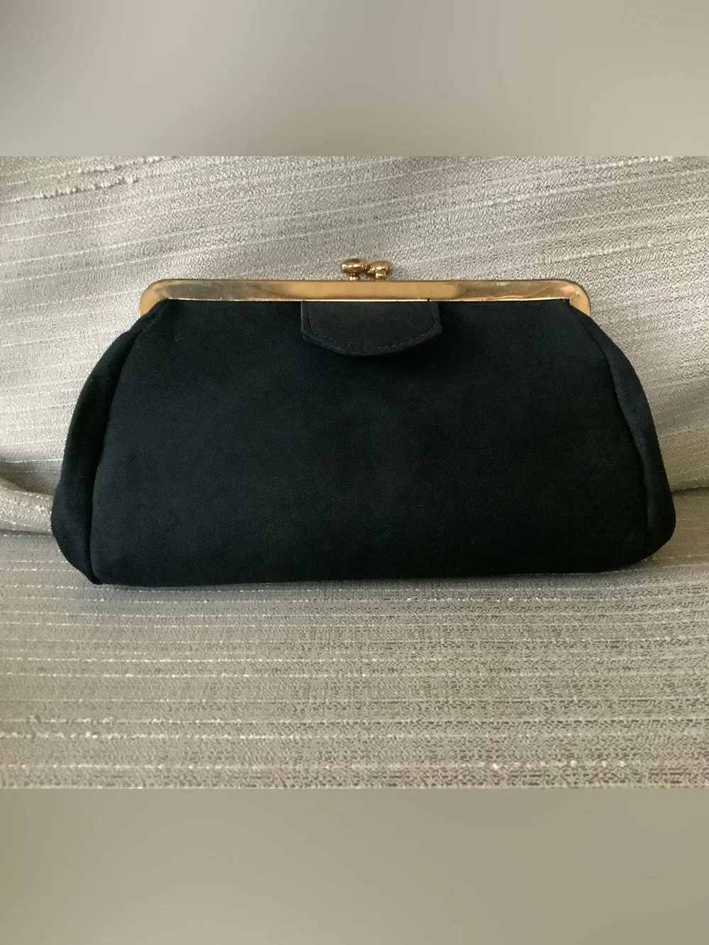 Vintage 3 in 1 Evening Clutch with Gold Frame